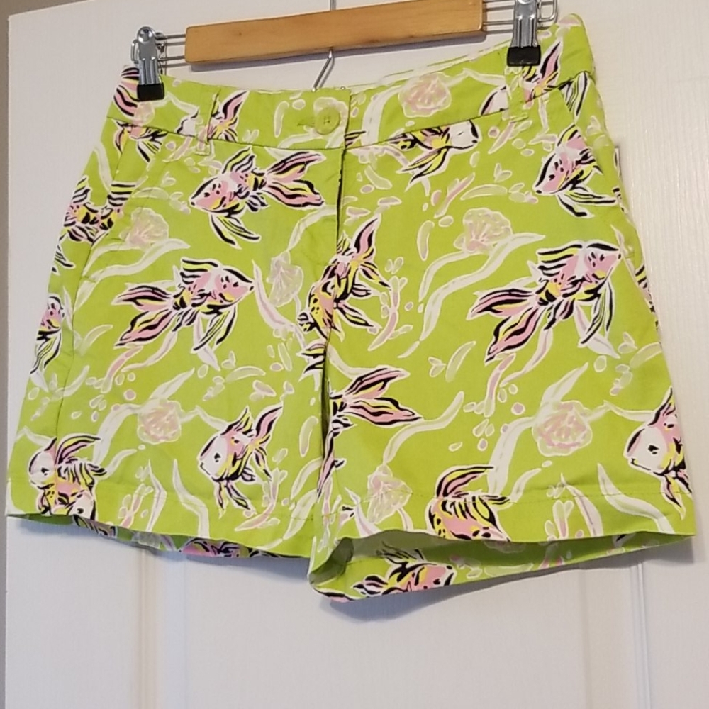 Crown & ivy fish ocean shorts